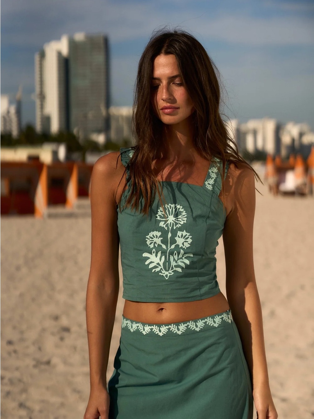 Sonmer top green